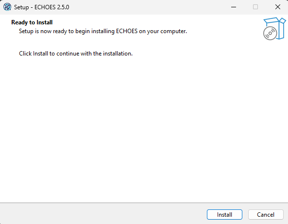 Installer Start